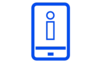 Icon Smartphone mit Info i